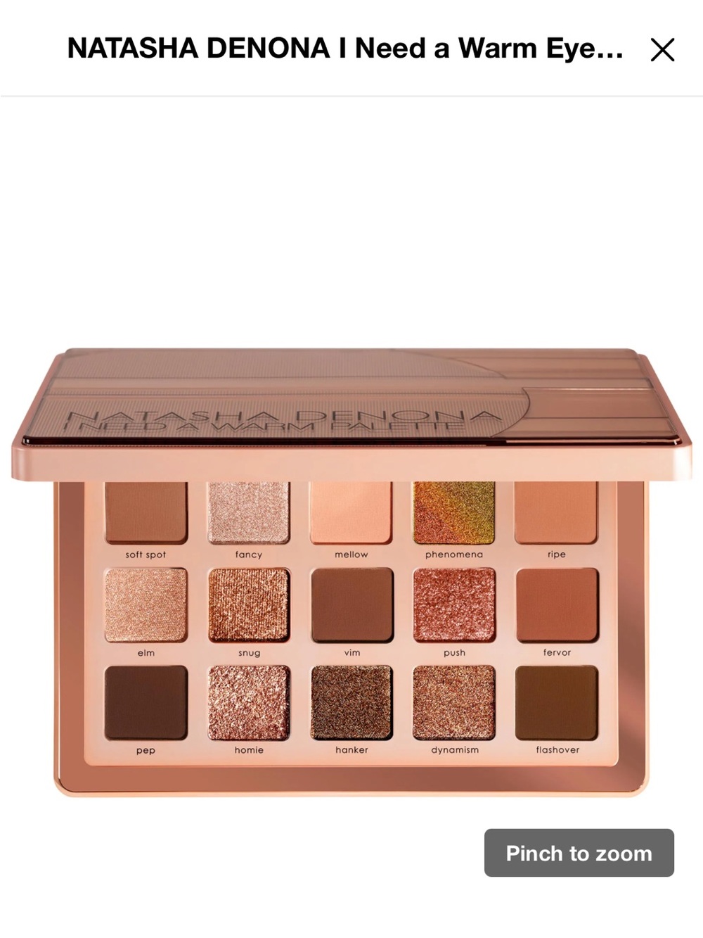 NATASHA DENONA I Need A Warm Eyeshadow Palette